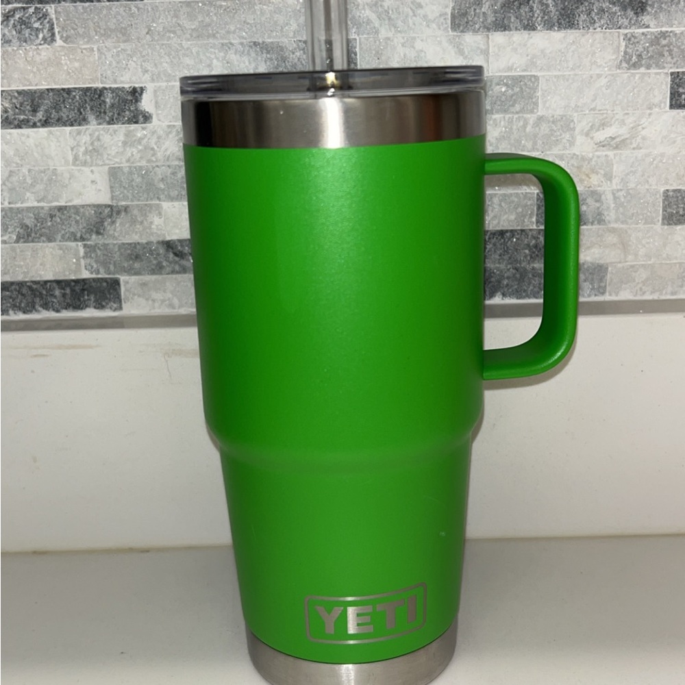 YETI Canopy Green Tumbler with Handle